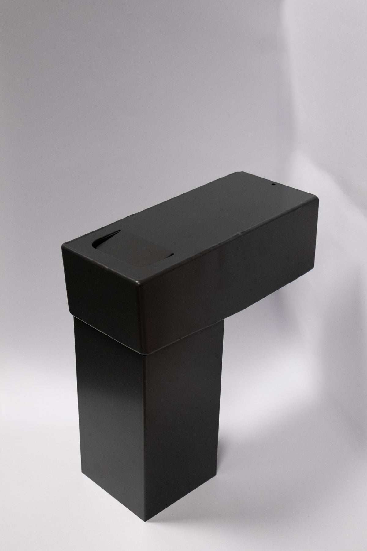 Alu Stadsuitloop Vierkant 80 mm 60x80 mm Diameter 75 mm Antraciet RAL-7016