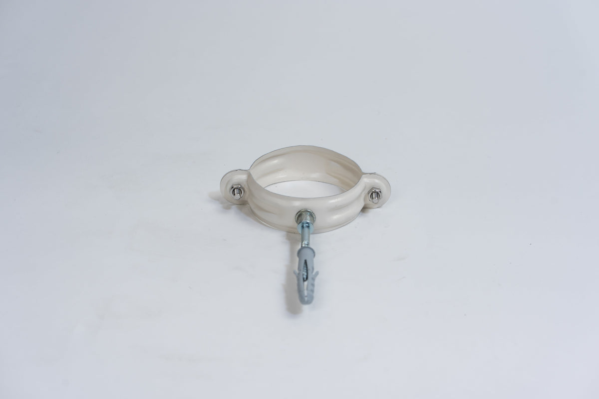 Aluminium HWA Beugel Rond Buis Ø80 mm Crème RAL-9001
