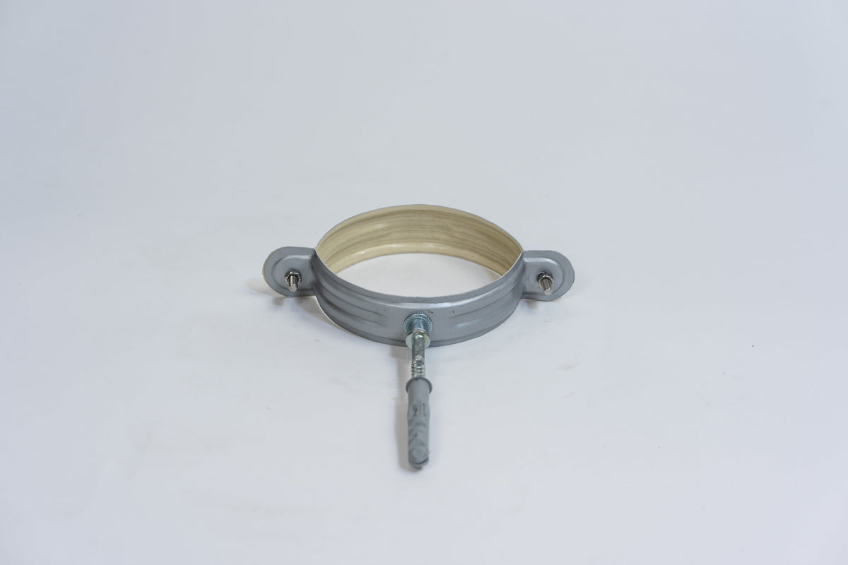 Aluminium HWA Beugel Rond Buis Ø100 mm Zilver RAL-9006