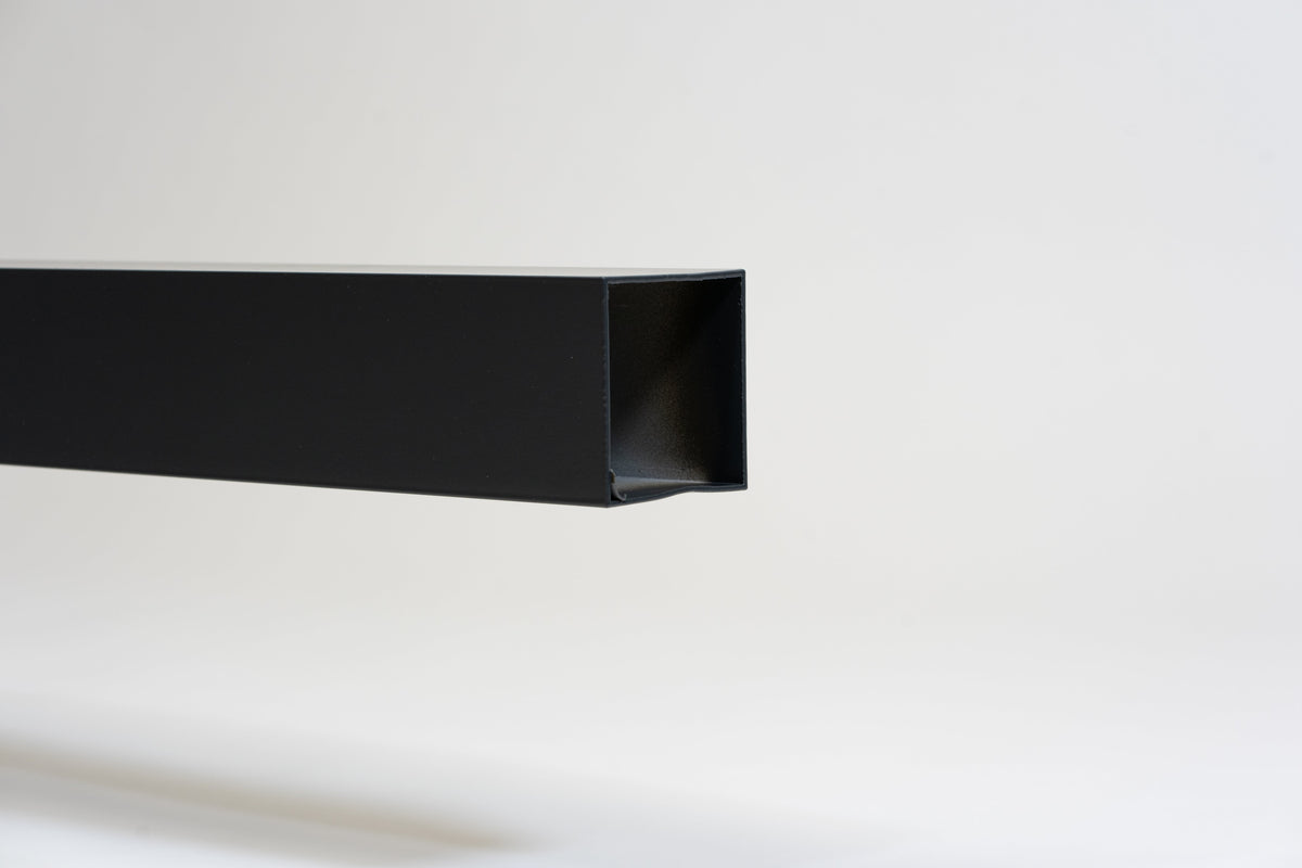 Aluminium HWA Buis Vierkant 80 mm Antraciet RAL-7016
