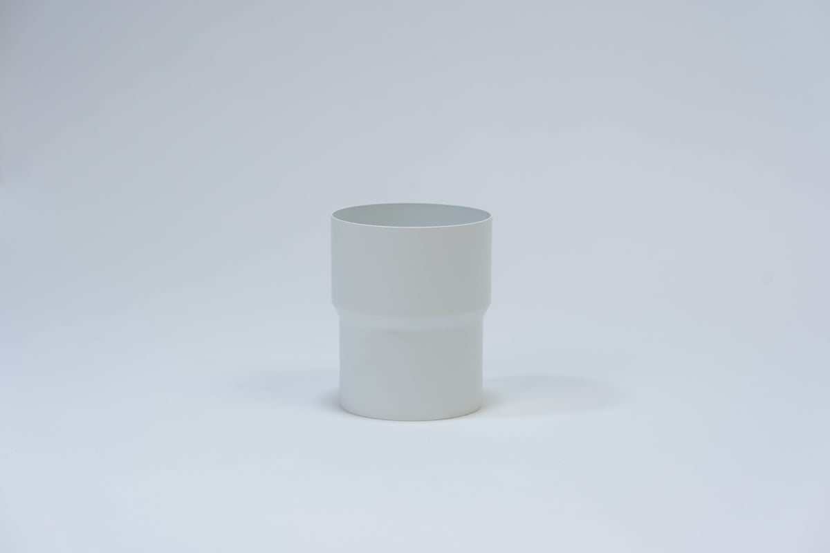 Aluminium HWA Mof Rond Ø80 mm Wit RAL-9010