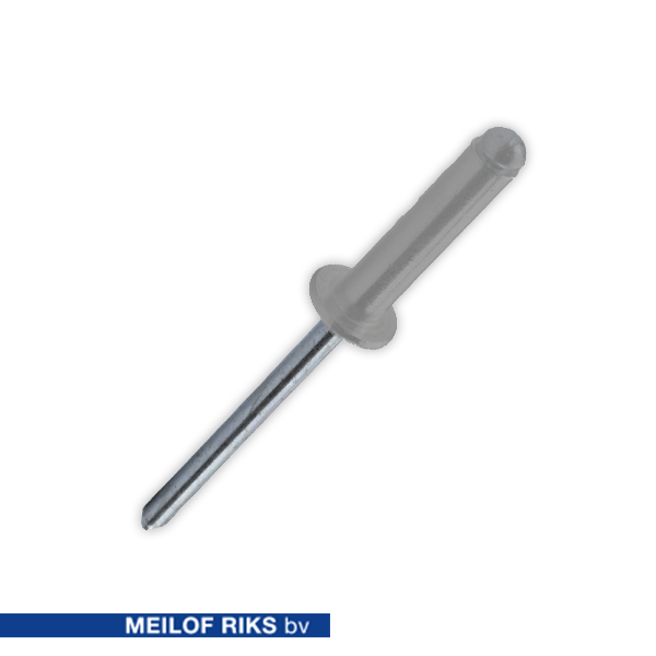 Popnagel 3.2x8 mm AL/AL Grijs RAL-7036 (doos 1000 stuks)