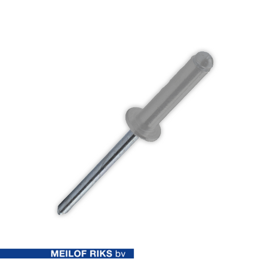 Popnagel 3.2x8 mm AL/AL Grijs RAL-7036 (doos 1000 stuks)