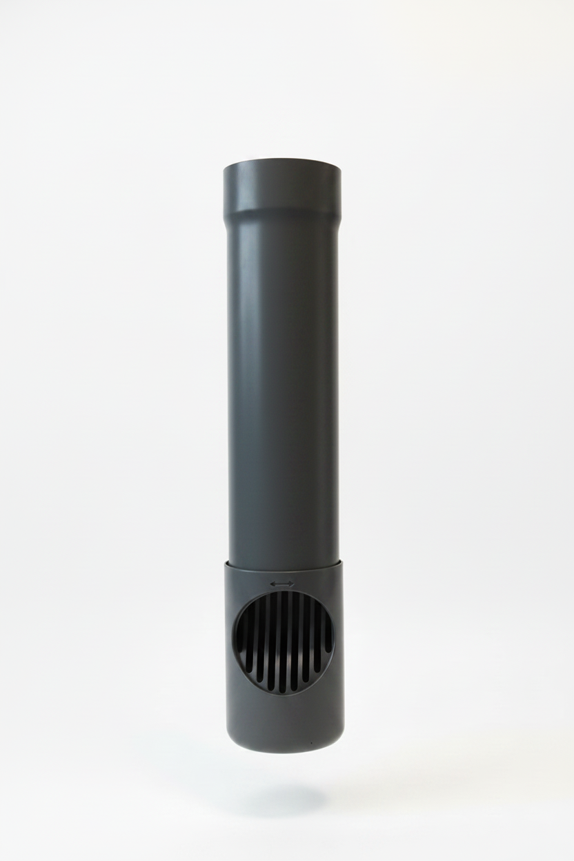 Aluminium Draaibare Bladafscheider Ø 80 mm - RAL-7016