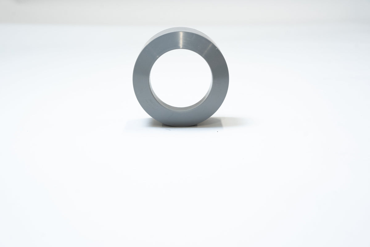 HWA verloopring, PVC, grijs, 125 x 80 (per stuk)