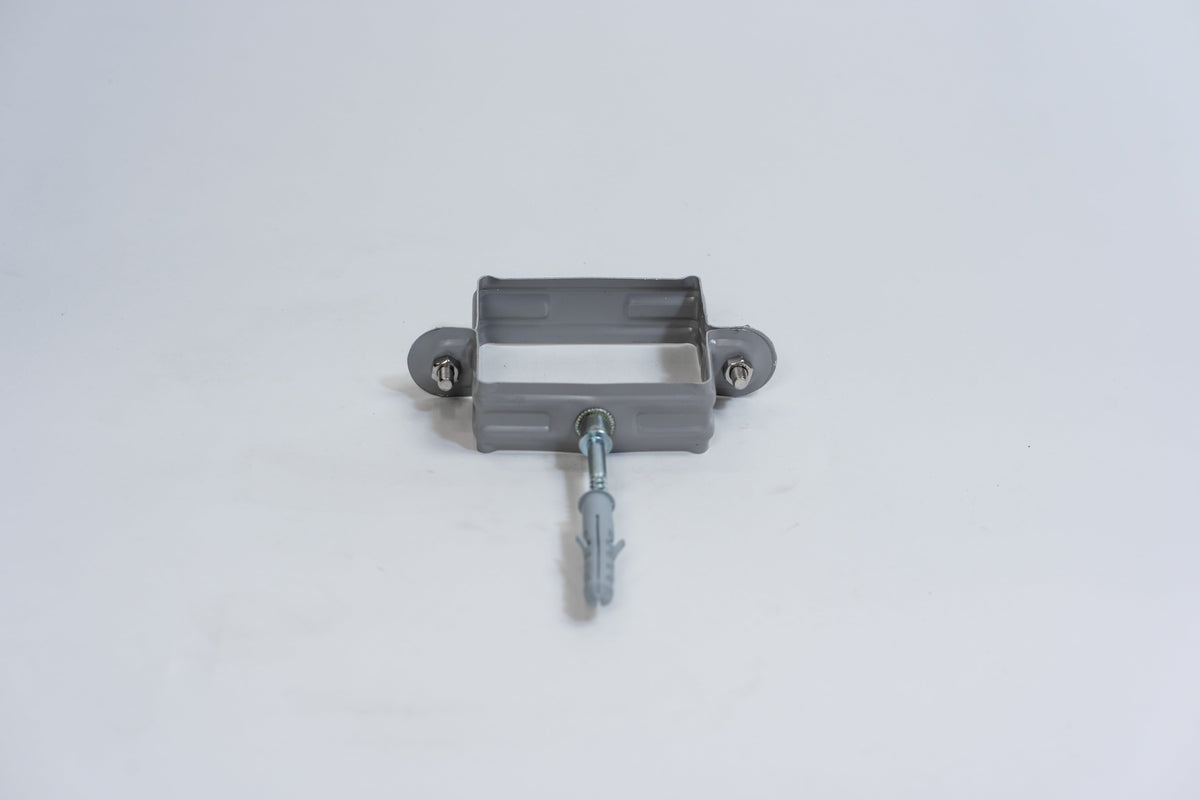 Aluminium HWA Beugel Vierkant Buis 80 mm Grijs RAL-7036
