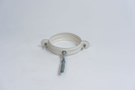 Aluminium HWA Beugel Rond Buis Ø100 mm Crème RAL-9001