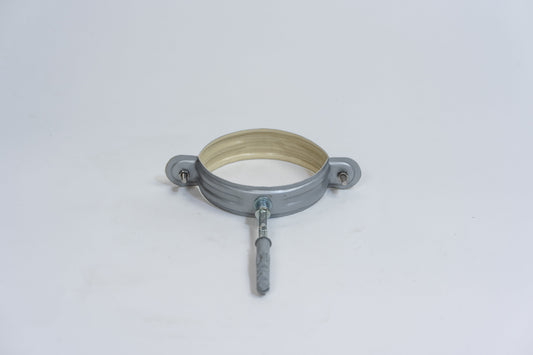 Aluminium HWA Beugel Rond Buis Ø100 mm Zilver RAL-9006