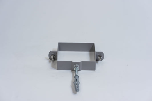 Aluminium HWA Beugel Vierkant Buis 100 mm Grijs RAL-7036