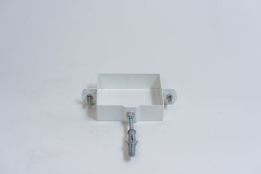 Aluminium HWA Beugel Vierkant Buis 100 mm Wit RAL-9010