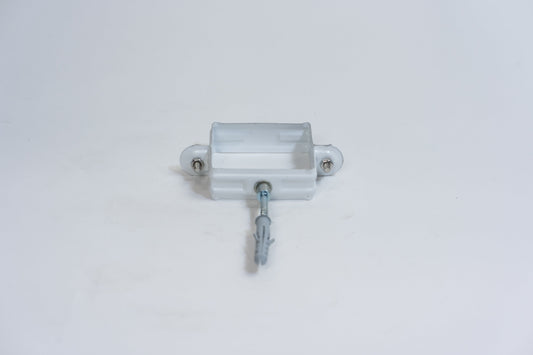 Aluminium HWA Beugel Vierkant Buis 80 mm Wit RAL-9010