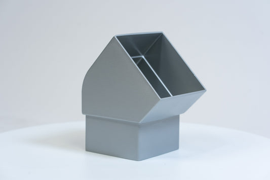 Aluminium HWA Bocht 45° Vierkant 100 - Kleur n.t.b.