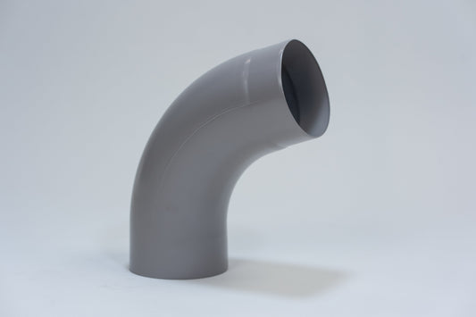 Aluminium HWA Bocht 72° Rond Ø100 mm Grijs RAL-7036