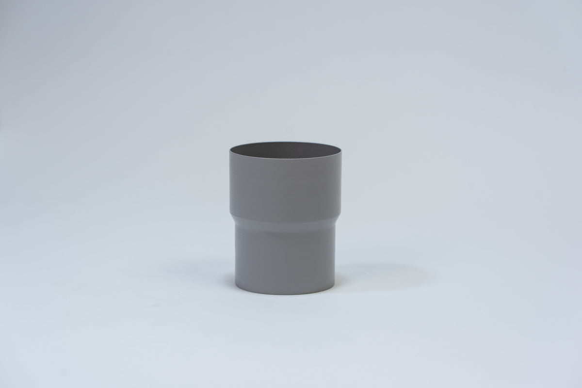 Aluminium HWA Mof Rond Ø80 mm Grijs RAL-7036