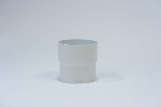 Aluminium HWA Mof Rond Ø100 mm Wit RAL-9010