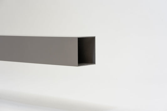 Aluminium HWA Buis Vierkant 80 mm Grijs RAL-7036
