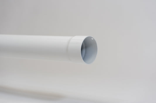 Aluminium HWA Buis Rond Ø80 mm Wit RAL-9010
