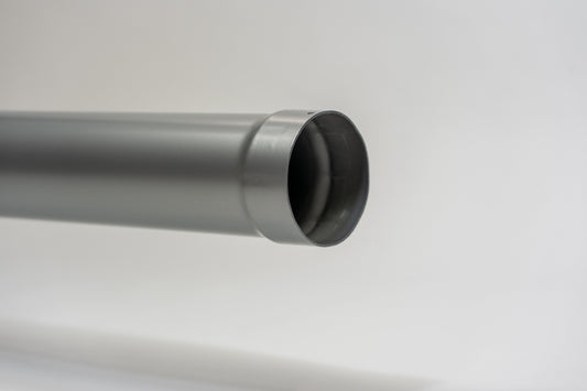 Aluminium HWA Buis Rond Ø100 mm Zilver RAL-9006