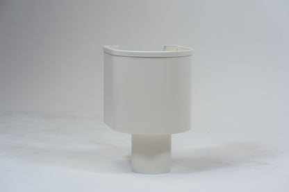 Aluminium Vergaarbak Rond 150x150 Ø100mm Crème RAL-9001